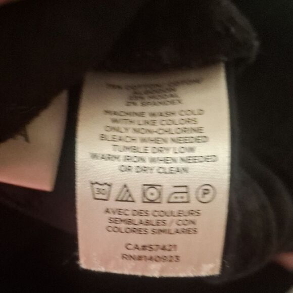 Loft Women's High Waist Skinny Black Pants size 2 - Picture 4 of 7